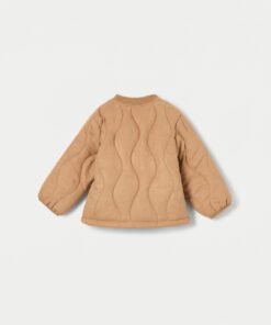 Alternative view of Quilted Jacket with Snap Button Closure and Long Sleeves