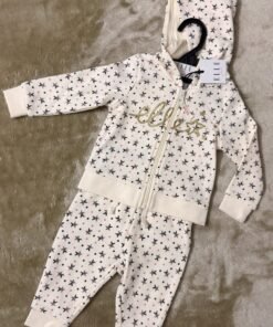 Alternative view of Girls Hooded Sweatshirt & Joggers Set