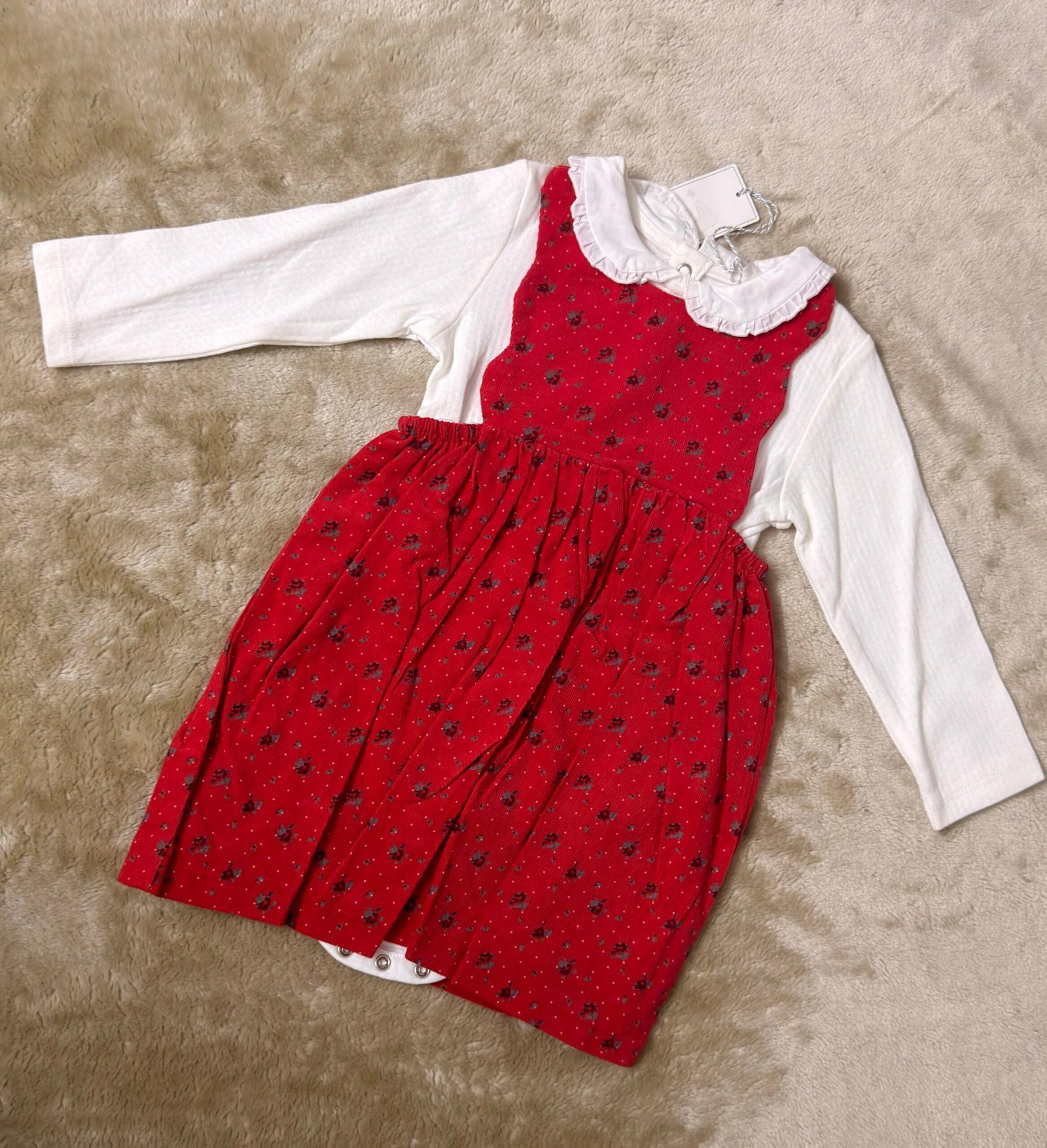 Baby Girl 3-Piece Pinafore Set - Image 4