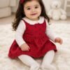 Baby Girl 3-Piece Pinafore Set