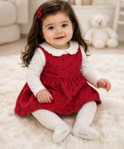 Baby Girl 3-Piece Pinafore Set