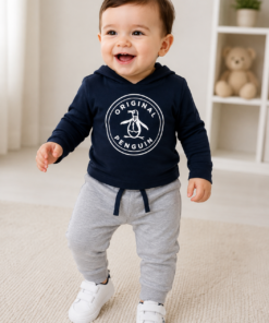 Baby Boy Hooded Sweatshirt & Joggers Set