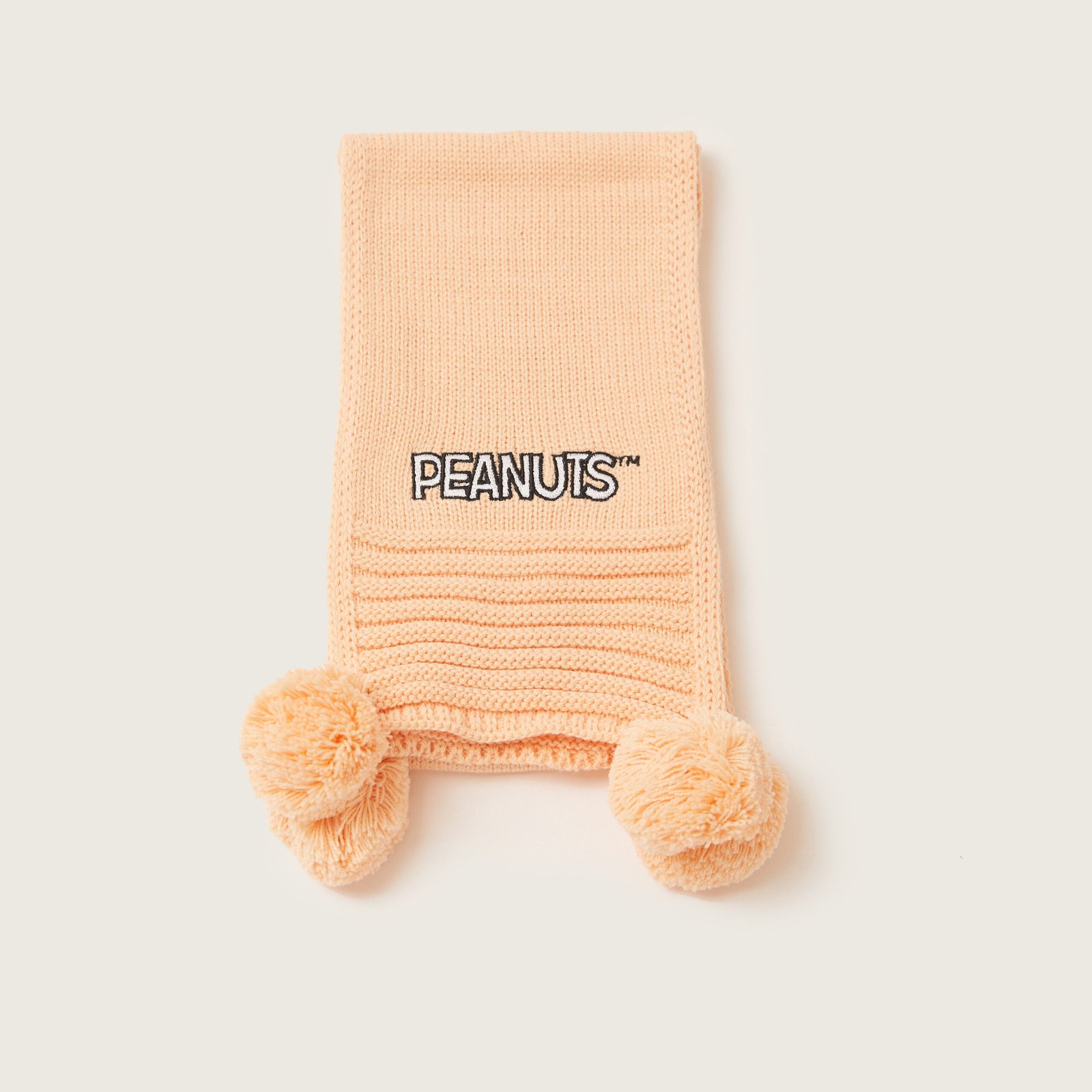 Snoopy Print Cap and Scarf Set - Image 2