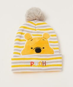 Winnie the Pooh Textured Beanie Cap