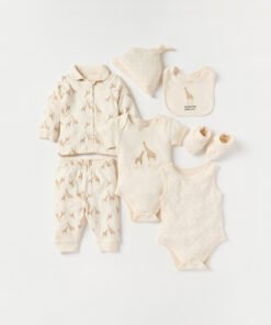 Beige Giraffe Starter Set | 8 Pieces