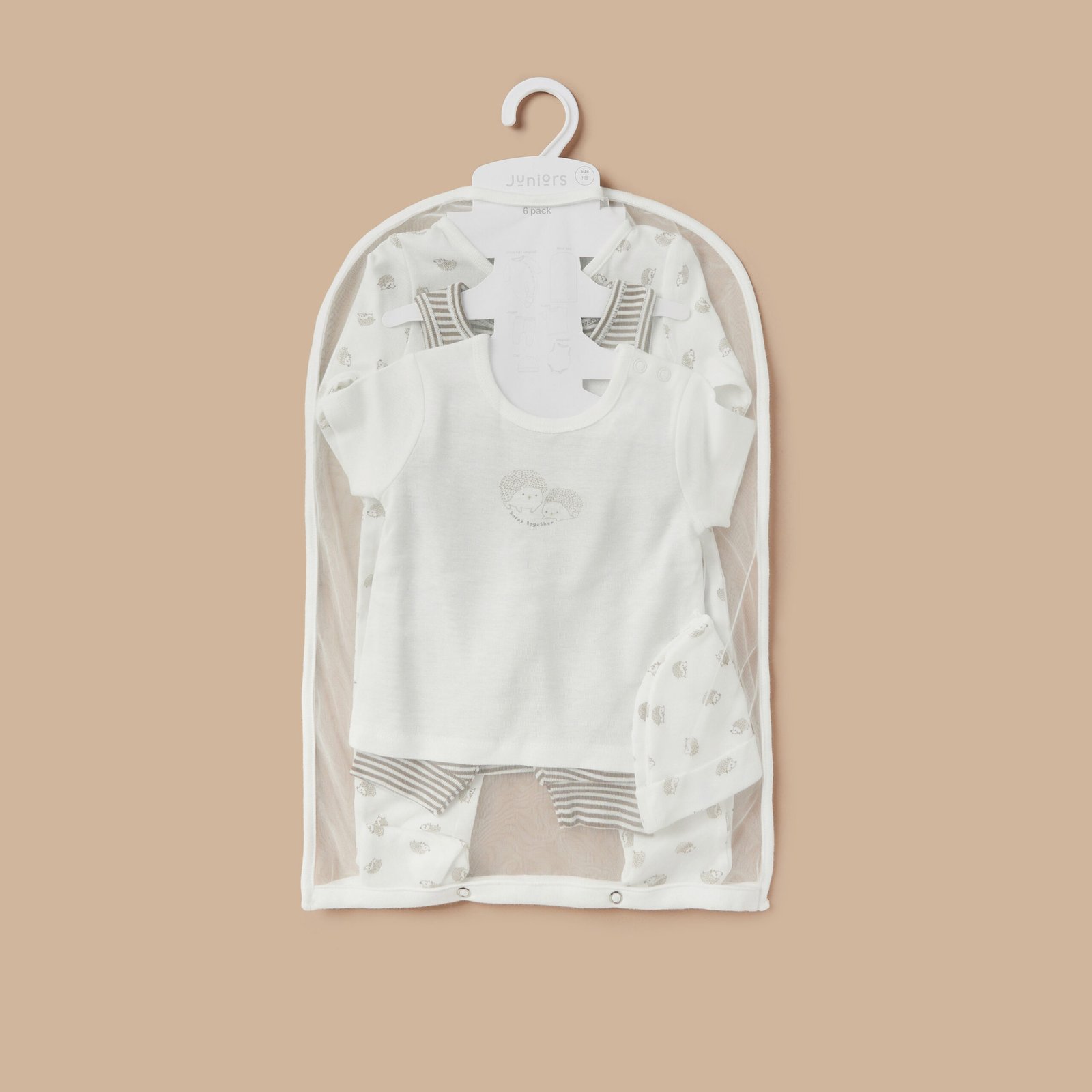 Hedgehog 6-Piece Clothing Starter Set