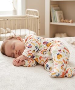 Llittle Bug Wadded Walk in Closed Feet Sleepsuit | Padded for Winter