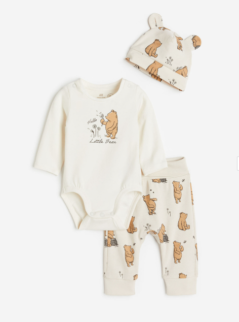 Infant Organic Cotton Jersey 3-Piece Set - Image 2