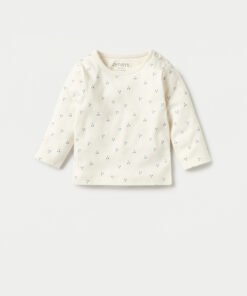 Alternative view of Dots Print Crewneck T-shirt with Long Sleeves and Pyjama Set