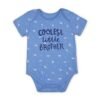Coolest Little Brrother Printed Bobysuit