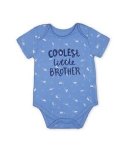 Coolest Little Brrother Printed Bobysuit