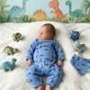 Stegosaurus Print Romper