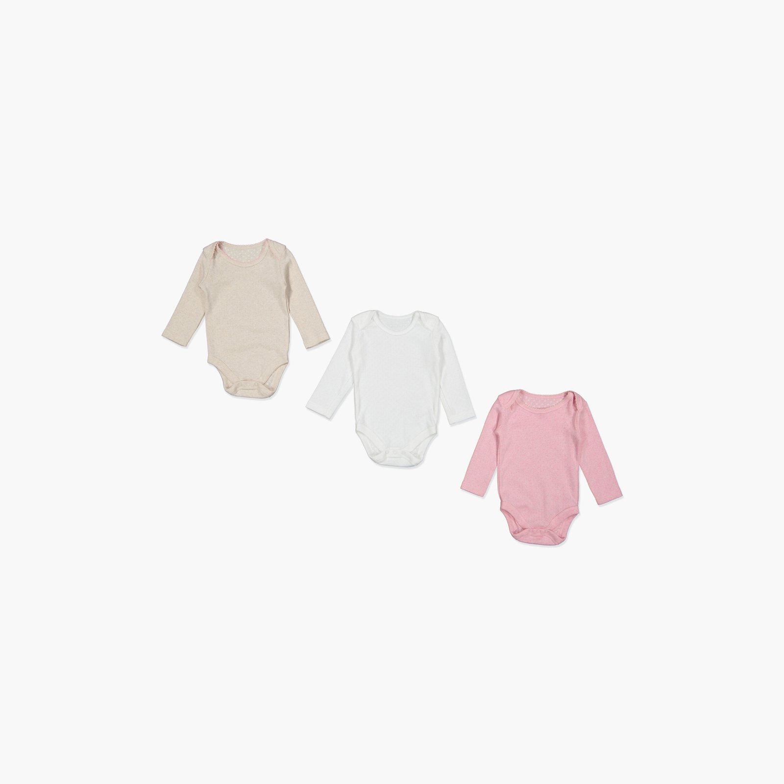 Long Sleeves Bodysuit - Set of 3 - Image 2