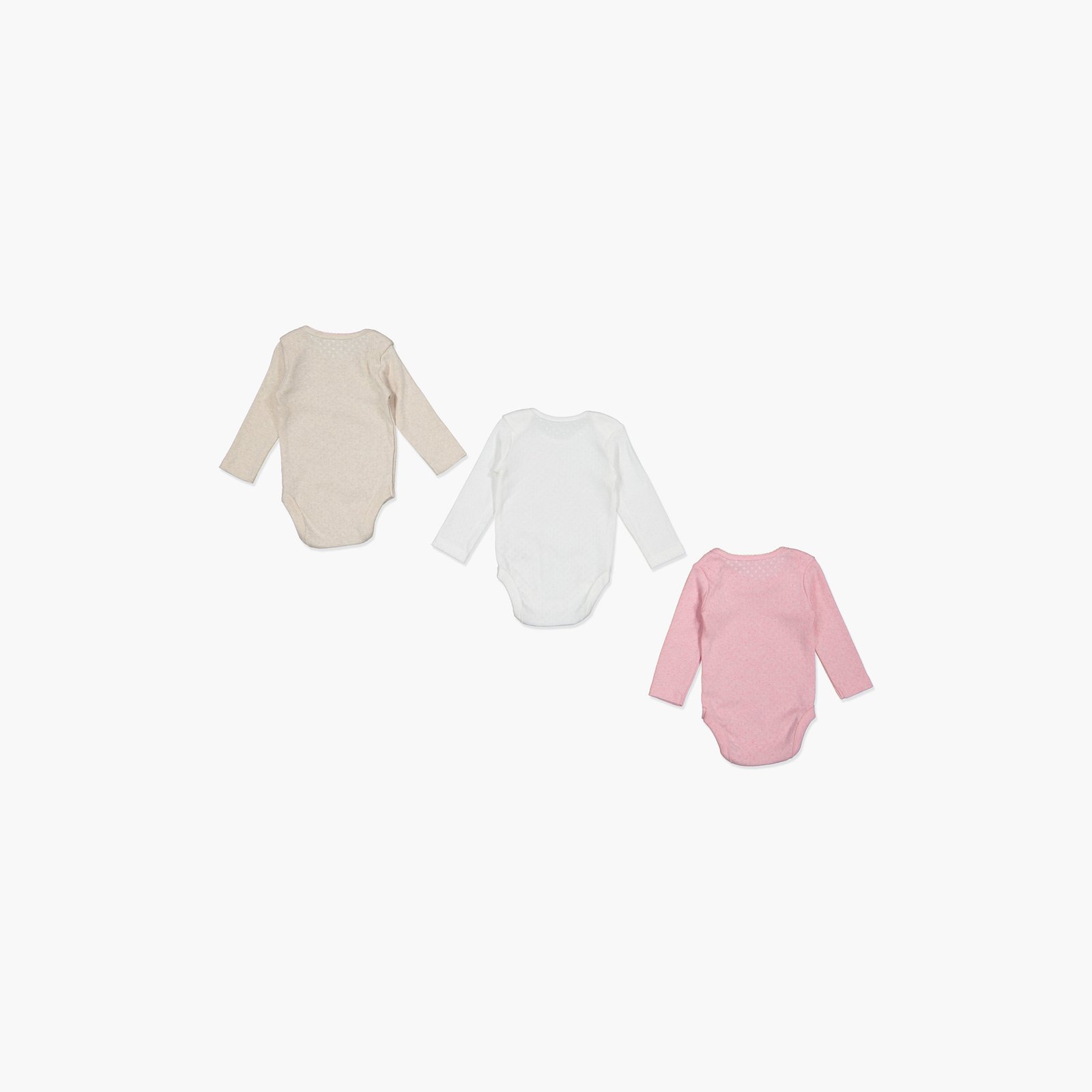 Long Sleeves Bodysuit - Set of 3 - Image 3