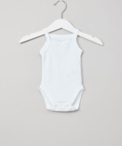 Alternative view of Strippy Bodysuits with Press Button Closure | Set of 3