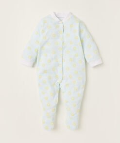 Alternative view of Printed Closed Feet Sleepsuit with Long Sleeves - Set of 3