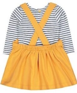 Alternative view of Minnie Mouse Pinafore Dress and Striped Long Sleeves T-shirt