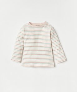Alternative view of Applique Work Dungaree and Striped T-shirt Set