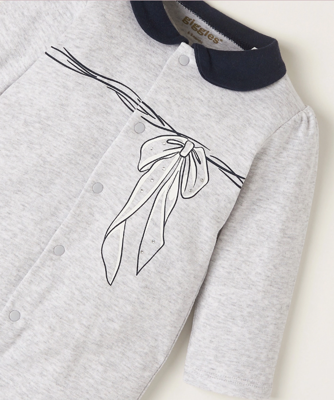 Printed Closed Feet Sleepsuit - Image 2