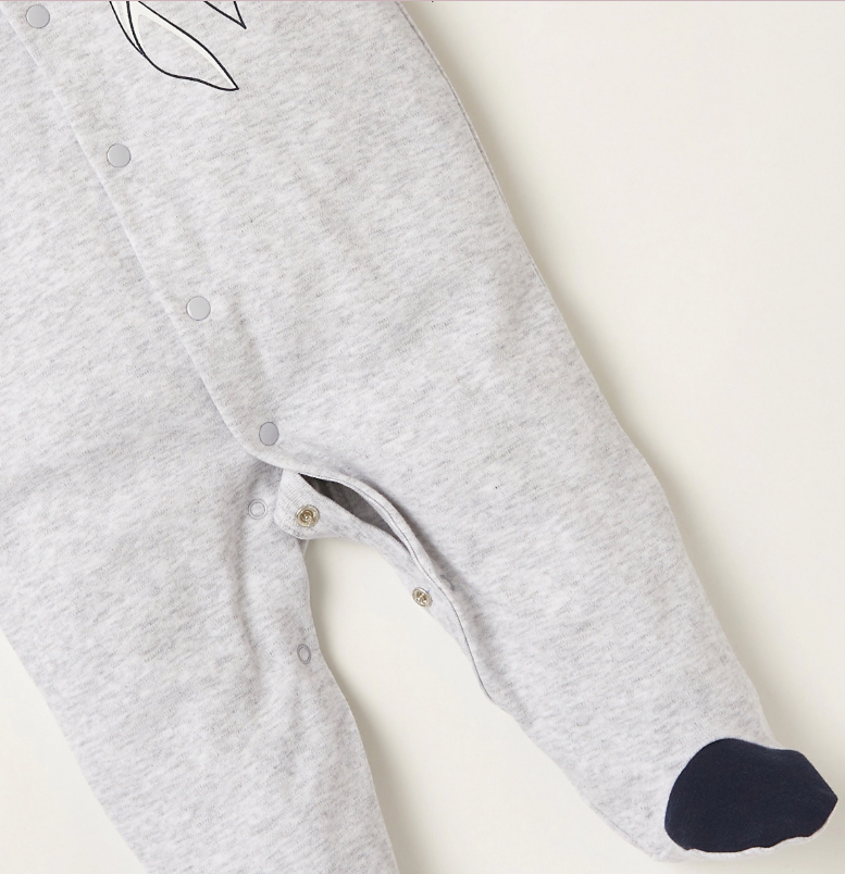 Printed Closed Feet Sleepsuit - Image 3