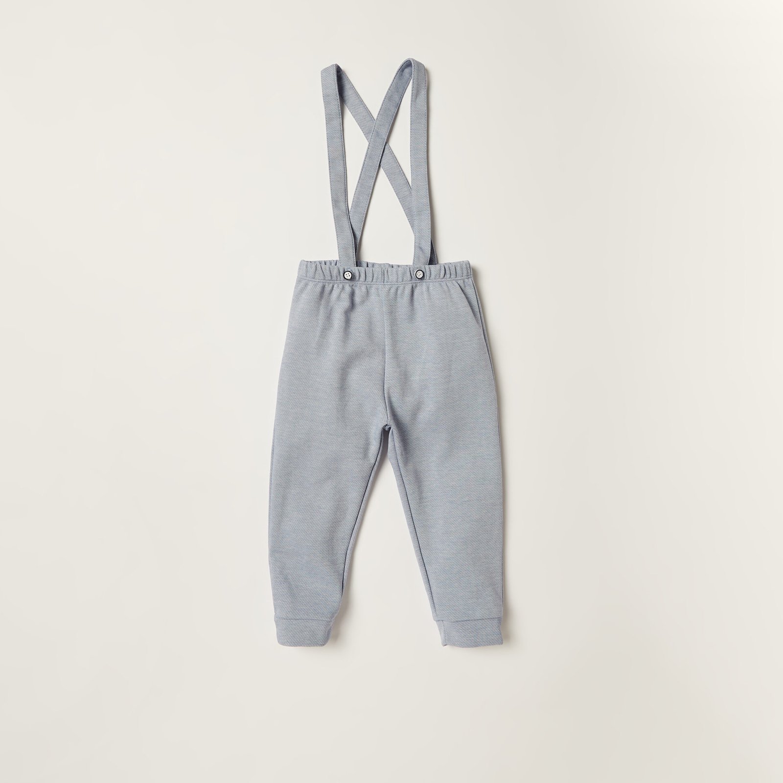 Embroidered Round Neck T-shirt and Dungarees - Image 3