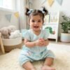 Romper with Button Closure