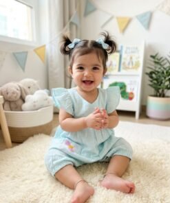 Romper with Button Closure