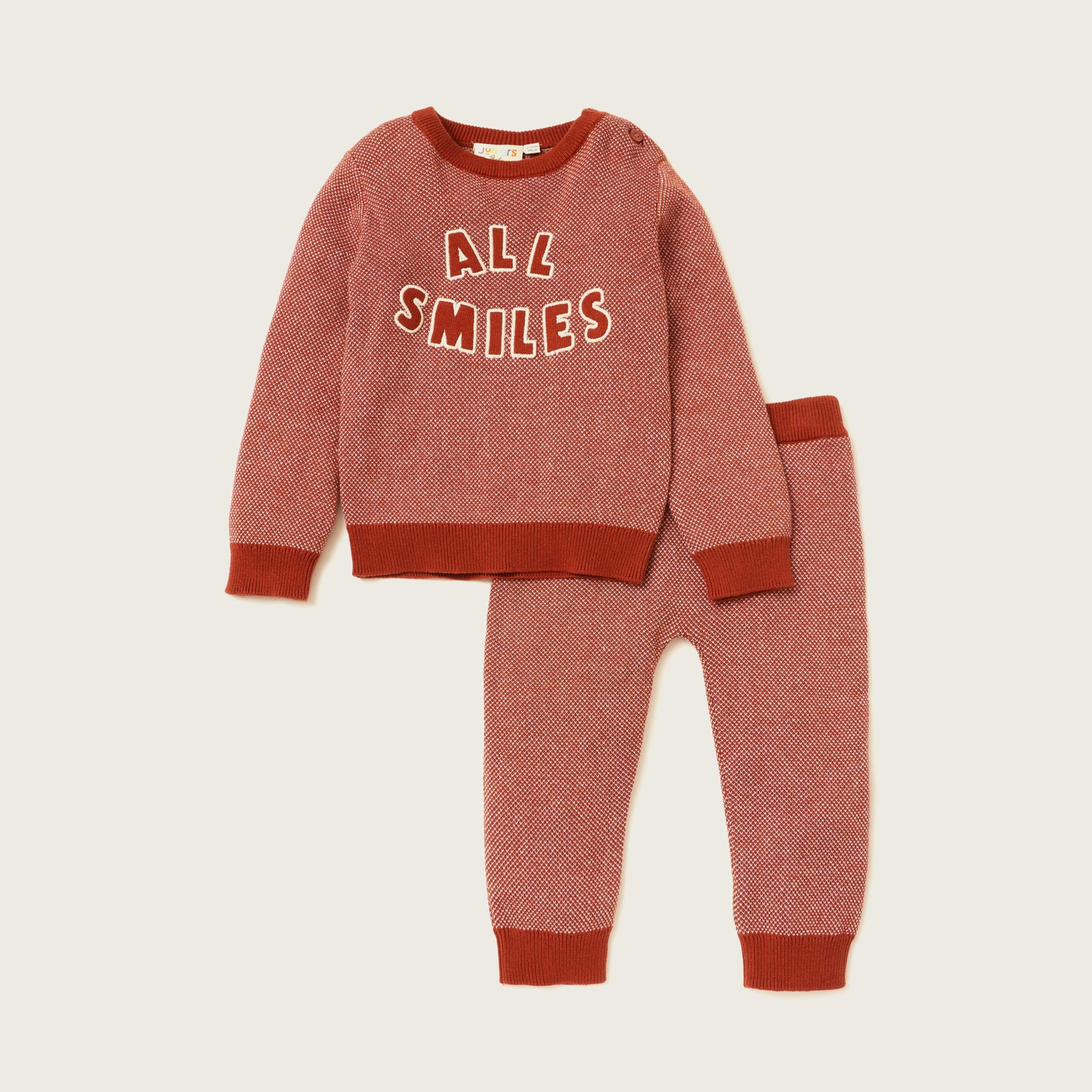 Printed Sweatshirt and Jog Pants Set