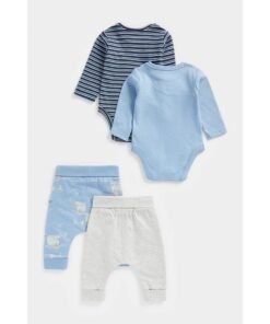 Alternative view of Polar Bear Bodysuits and Joggers | 4-Piece