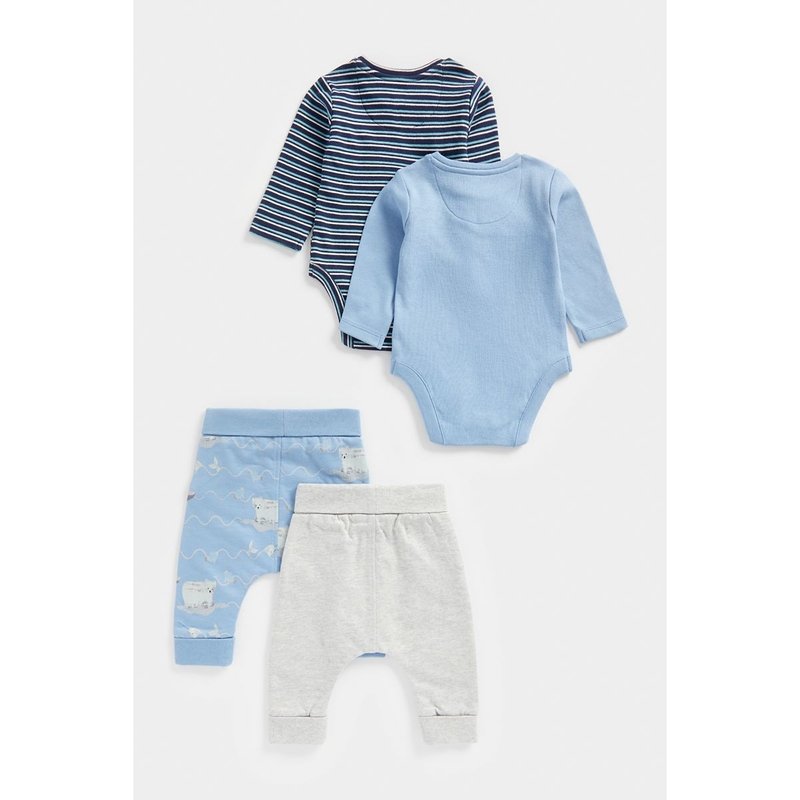 Polar Bear Bodysuits and Joggers | 4-Piece - Image 2
