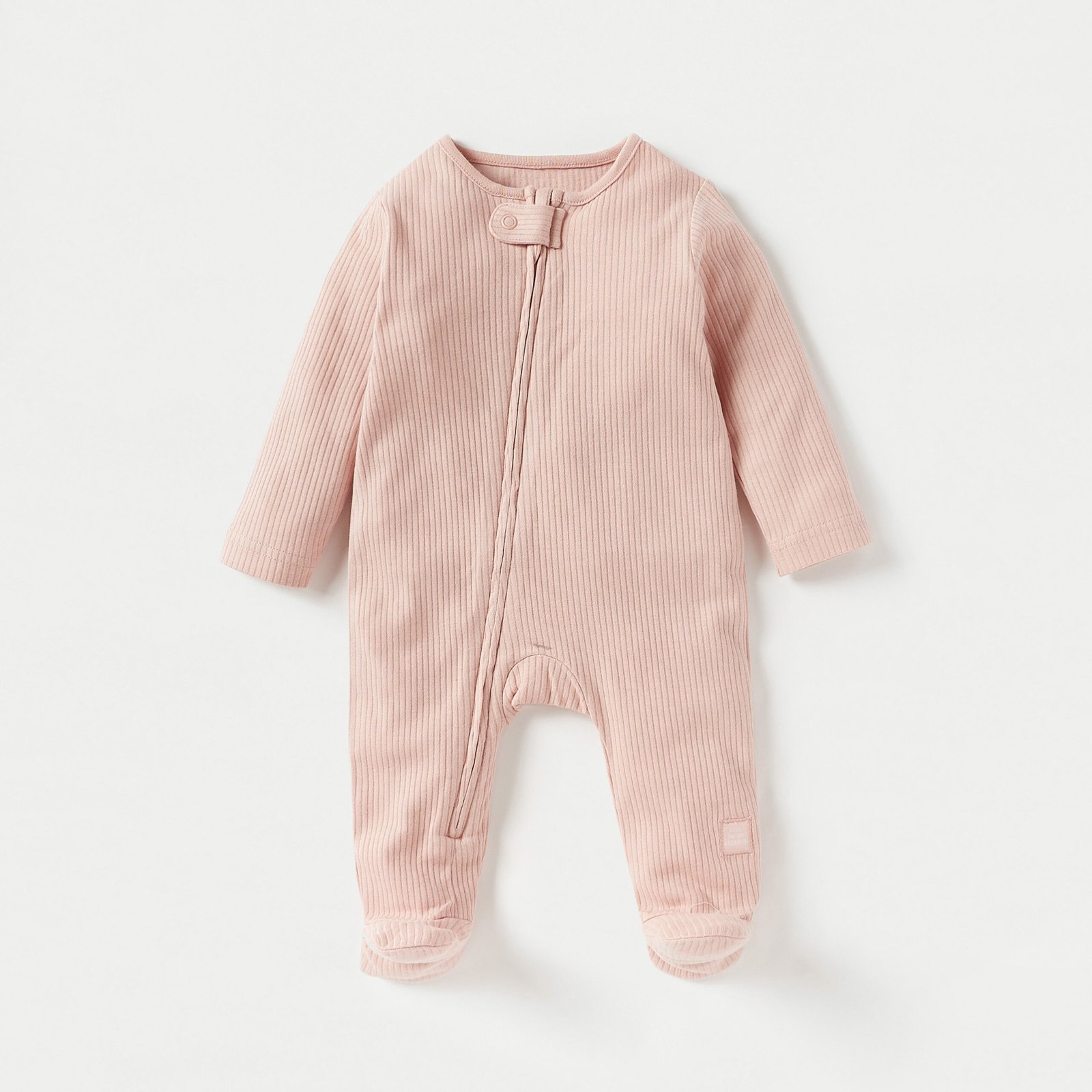Sleepsuit with Long Sleeves and Zip Closure - Set of 2 - Image 2