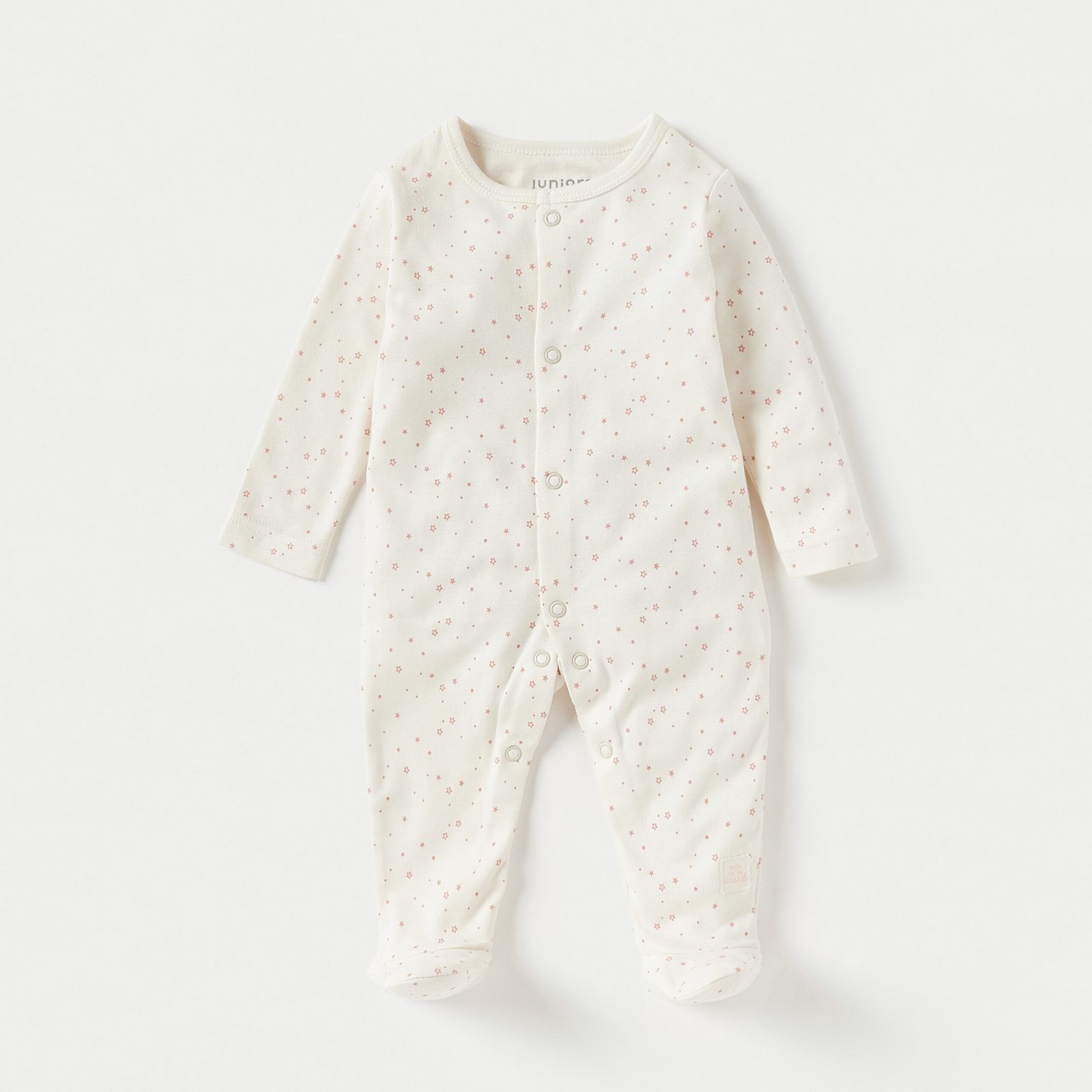 Sleepsuit with Long Sleeves and Zip Closure - Set of 2 - Image 3