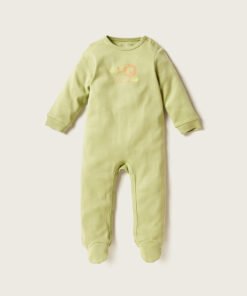 Alternative view of Printed Closed Feet Sleepsuit - Set of 2