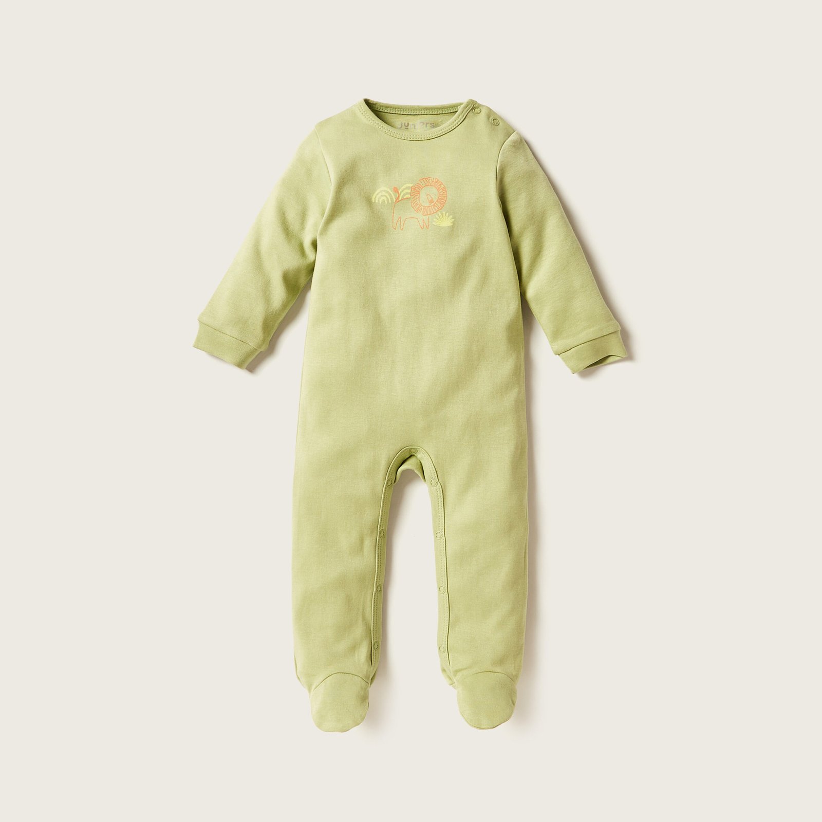 Printed Closed Feet Sleepsuit - Set of 2 - Image 2