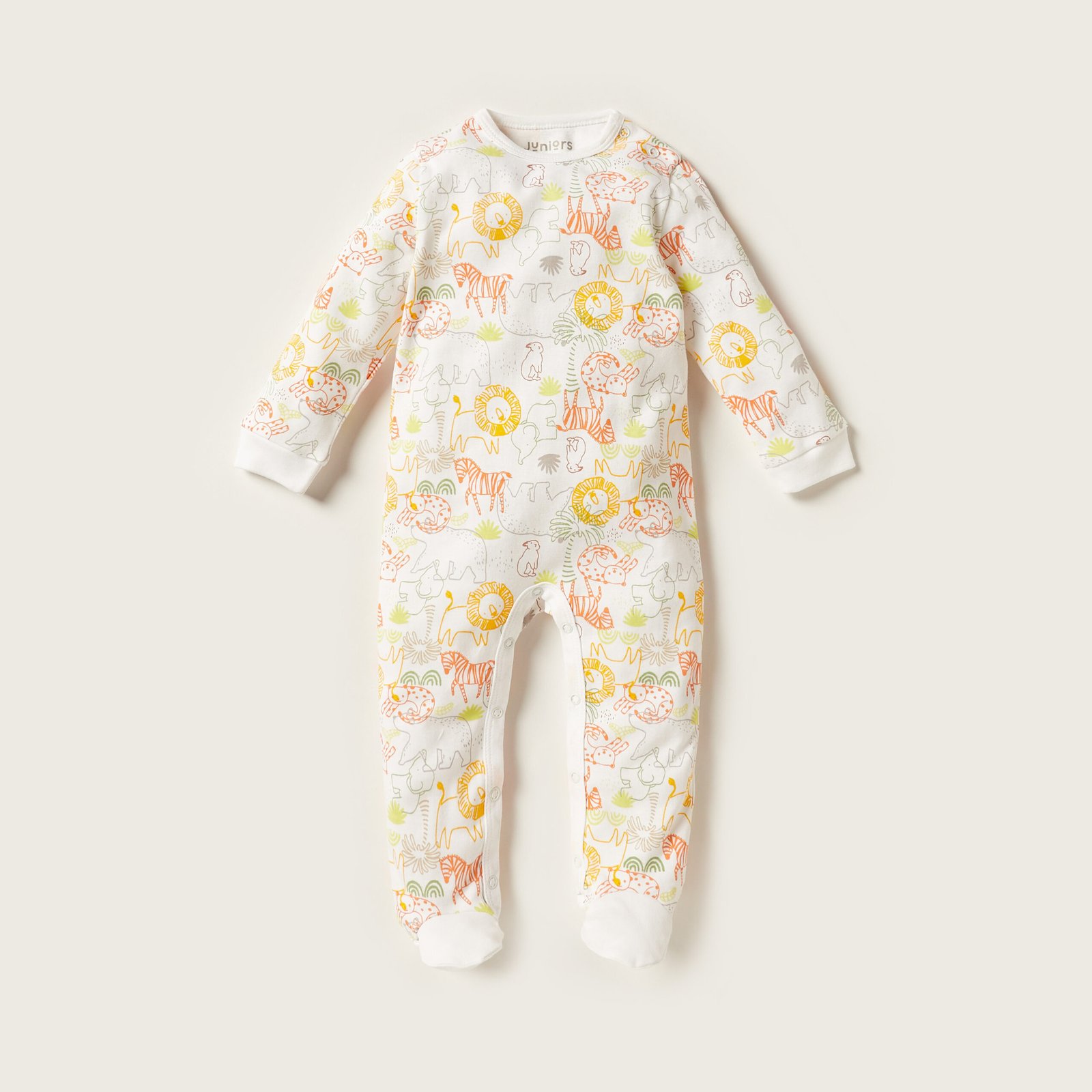 Printed Closed Feet Sleepsuit - Set of 2 - Image 3
