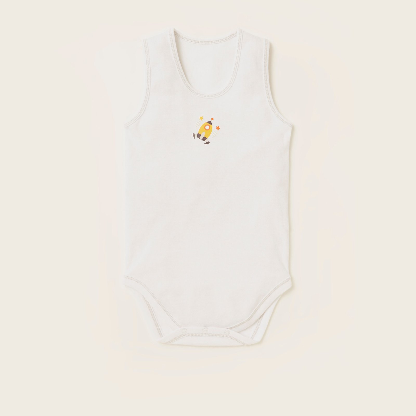 Printed Sleeveless Bodysuits | Set of 3 - Image 3