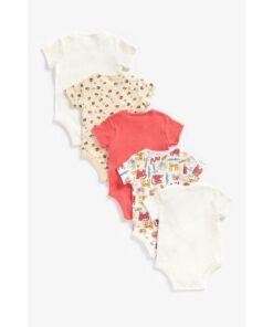 Alternative view of 5-Pack Jungle Bodysuits
