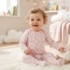 All-Over Floral Print Sleepsuit